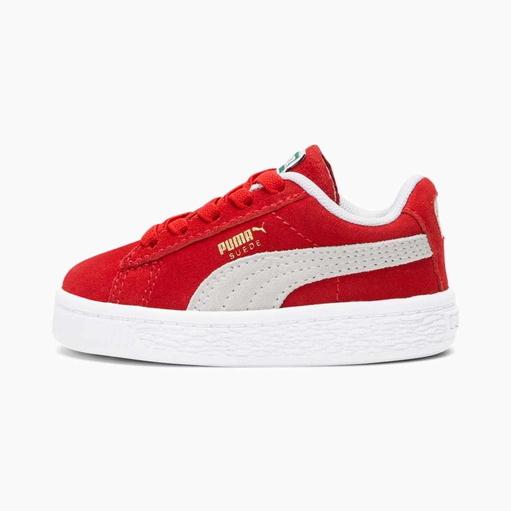 Puma Suede Classic XXI Toddler Sneakers Pige Rød Hvide | 195803HLN