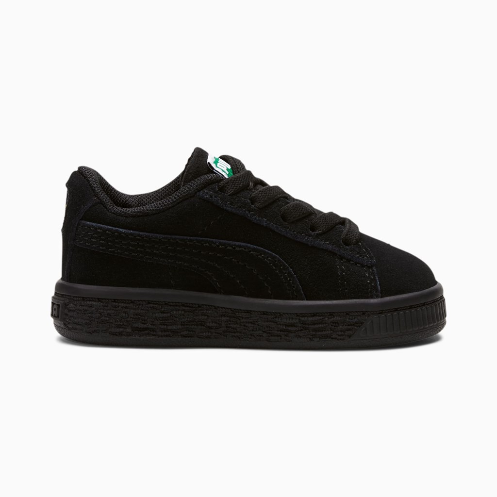 Puma Suede Classic XXI Toddler Sneakers Drenge Sort Sort | 743516PFB