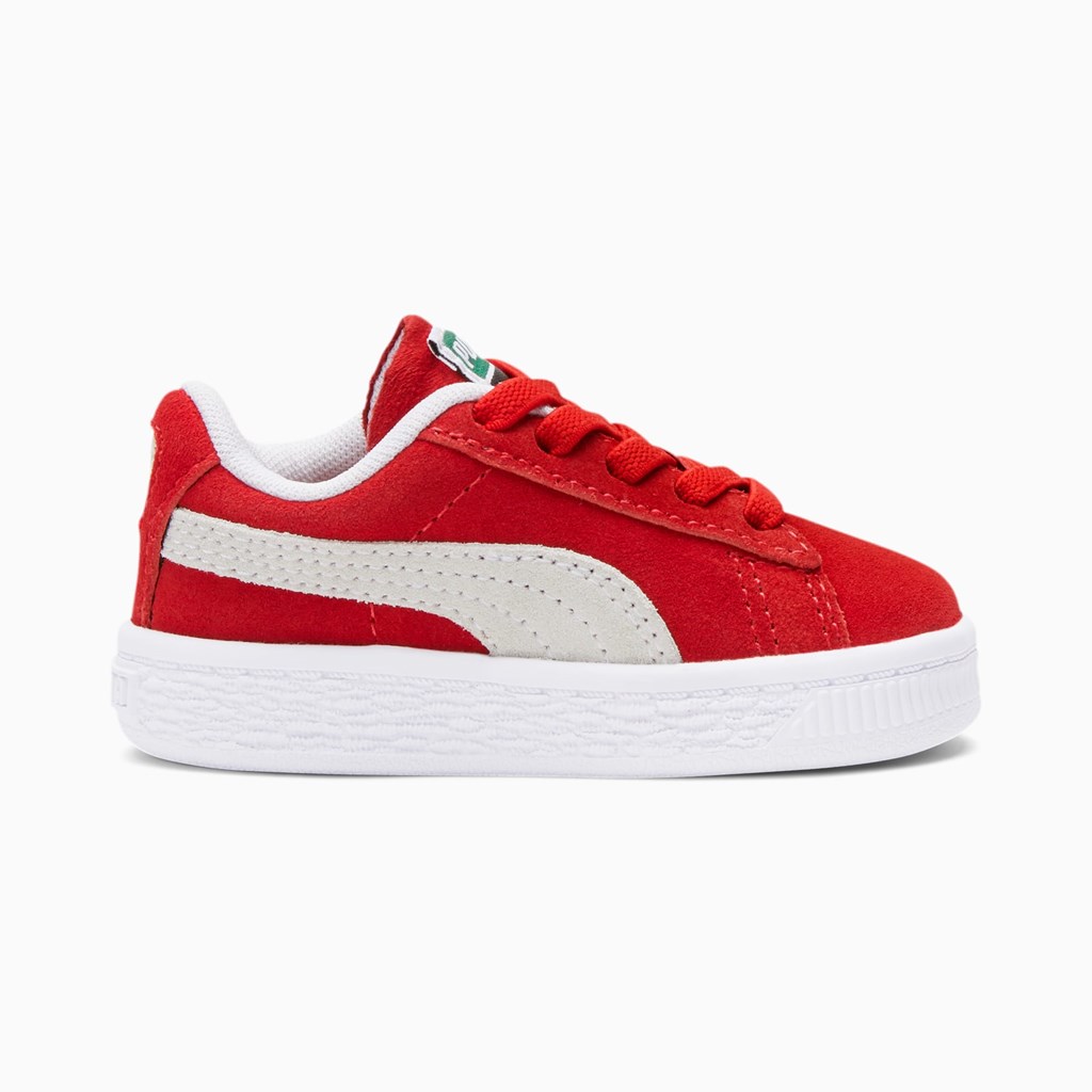 Puma Suede Classic XXI Toddler Sneakers Drenge Rød Hvide | 827564PLU