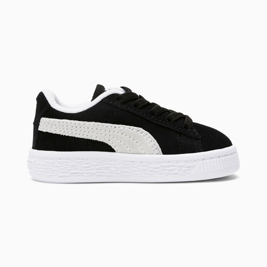 Puma Suede Classic XXI Toddler Sneakers Pige Sort Hvide | 964085WOU