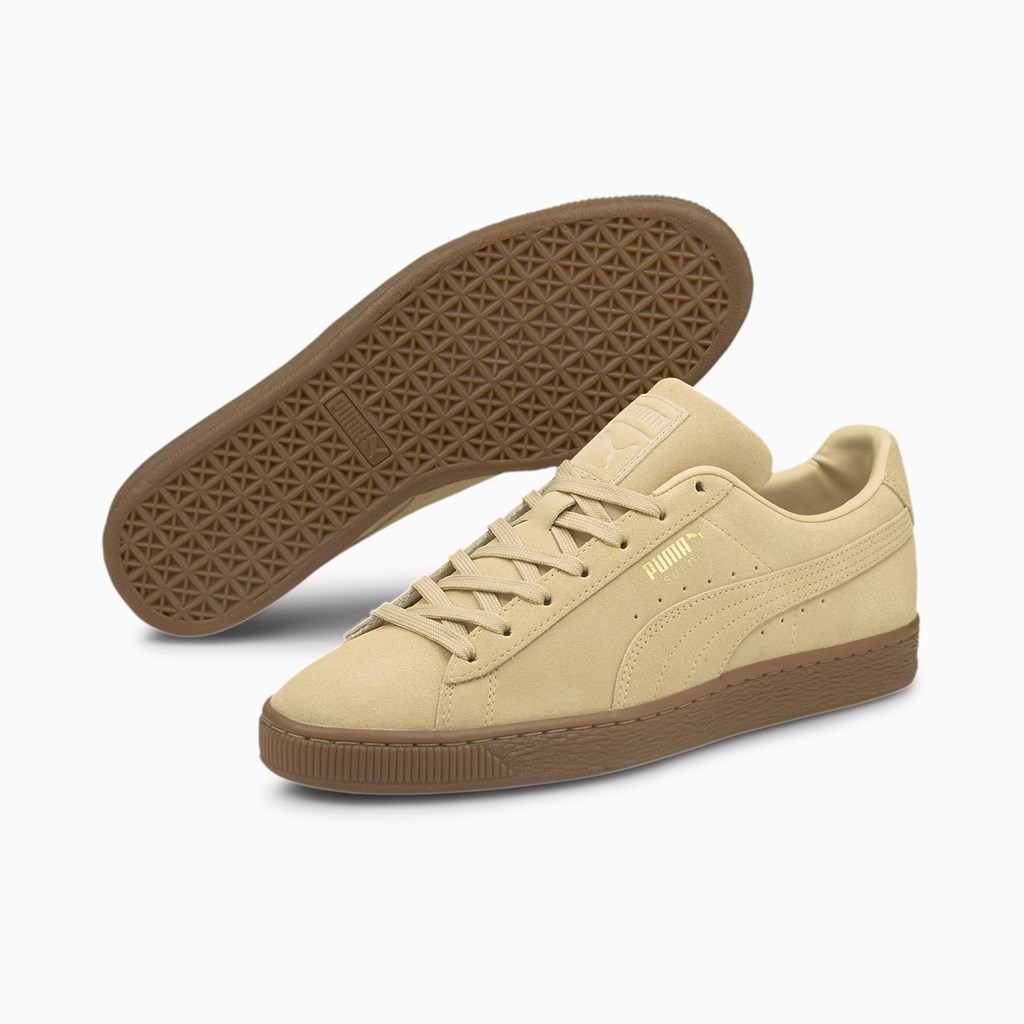 Puma Suede Gum Sneakers Herre Pebble / Gum | PT7459312