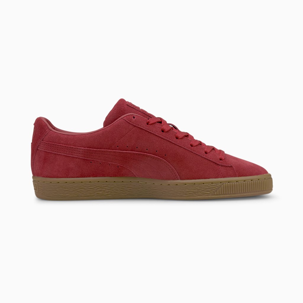 Puma Suede Gum Sneakers Herre Rød | HI2035678