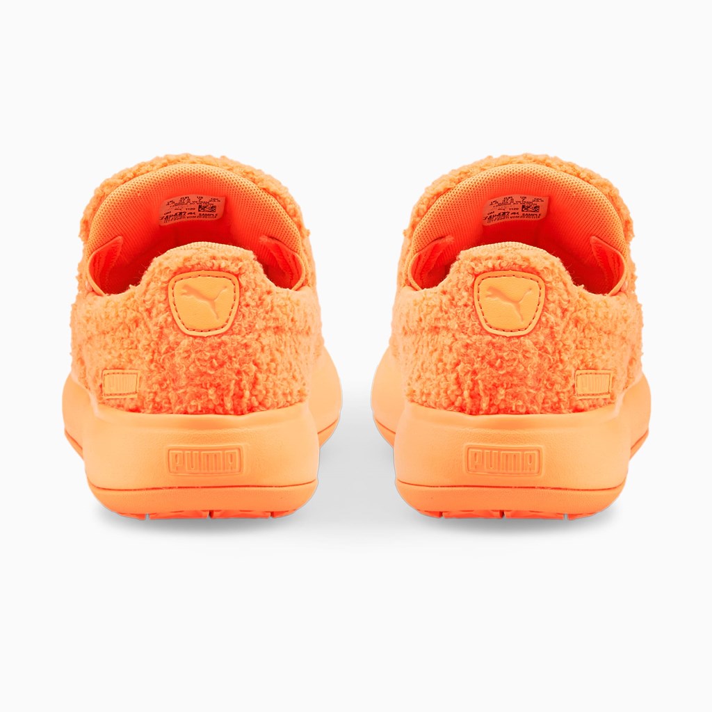 Puma Suede Mayu Slip-On Teddy Sneakers Dame Neon Citrus | 351460KLW