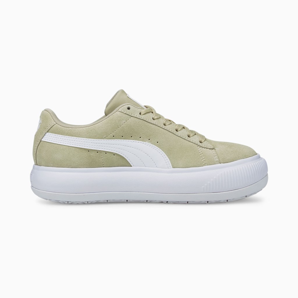 Puma Suede Mayu Sneakers Dame Hvide | BP4507286