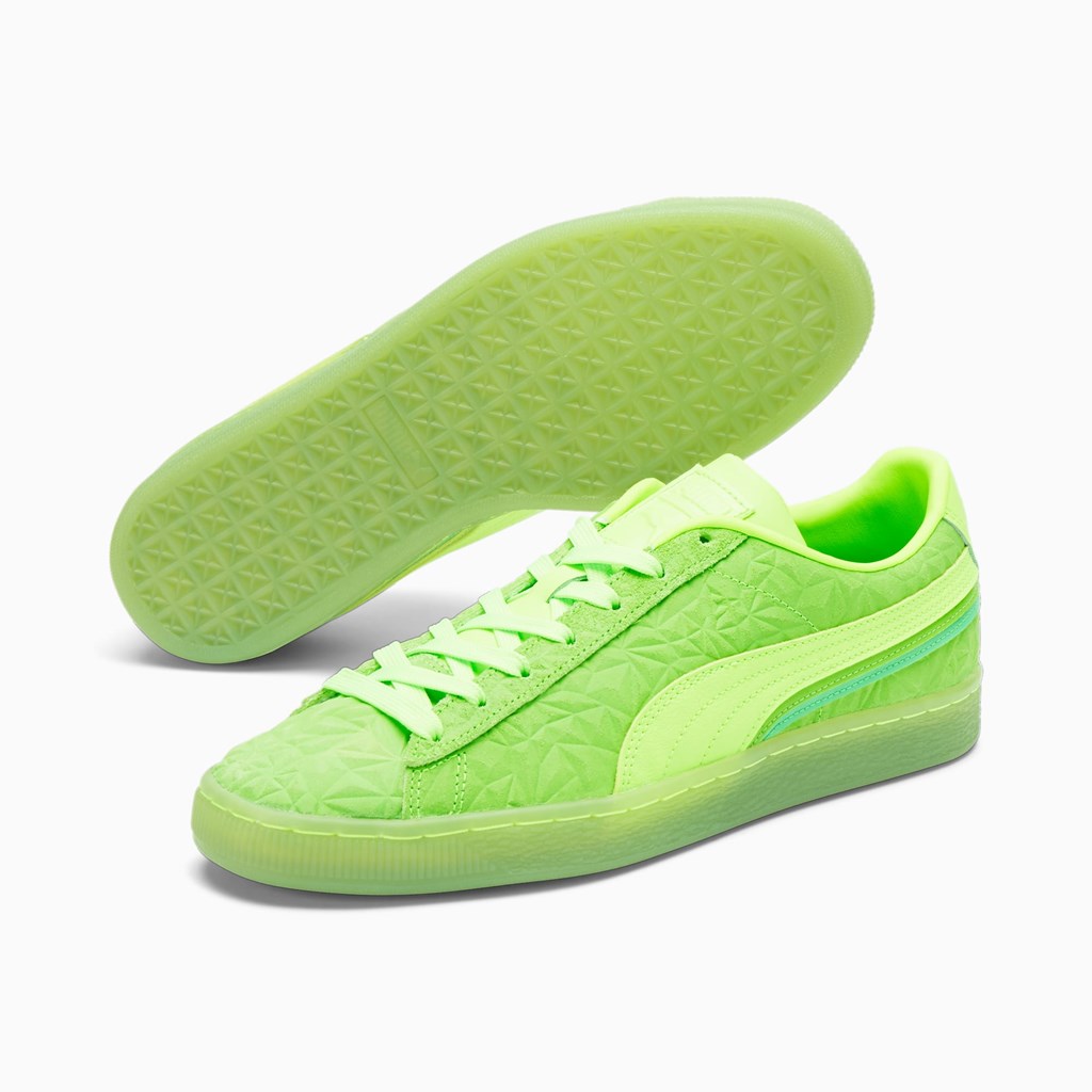 Puma Suede Triplex Mono Sneakers Herre Grøn Grøn Grøn | MP7091264