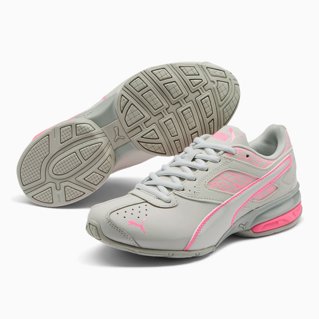 Puma Tazon 6 Fracture FM JR Sneakers Drenge Lyserød | 671935SCR