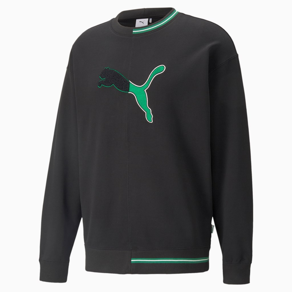 Puma The NeverWorn Crew Neck Sweatshirt Herre Sort | WA4396507