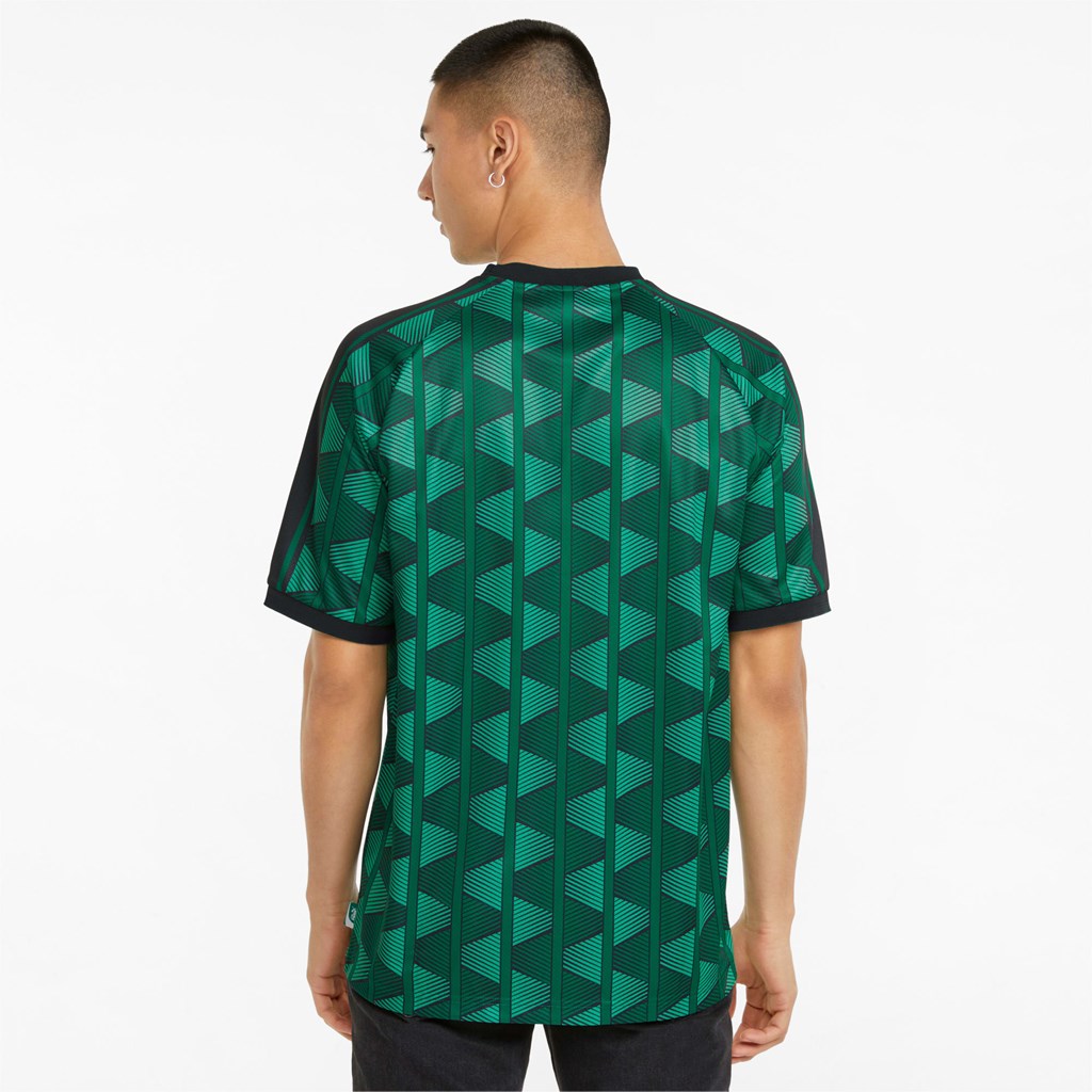 Puma The NeverWorn Pattern Løbe T-shirt Herre Grøn | 305642PNW