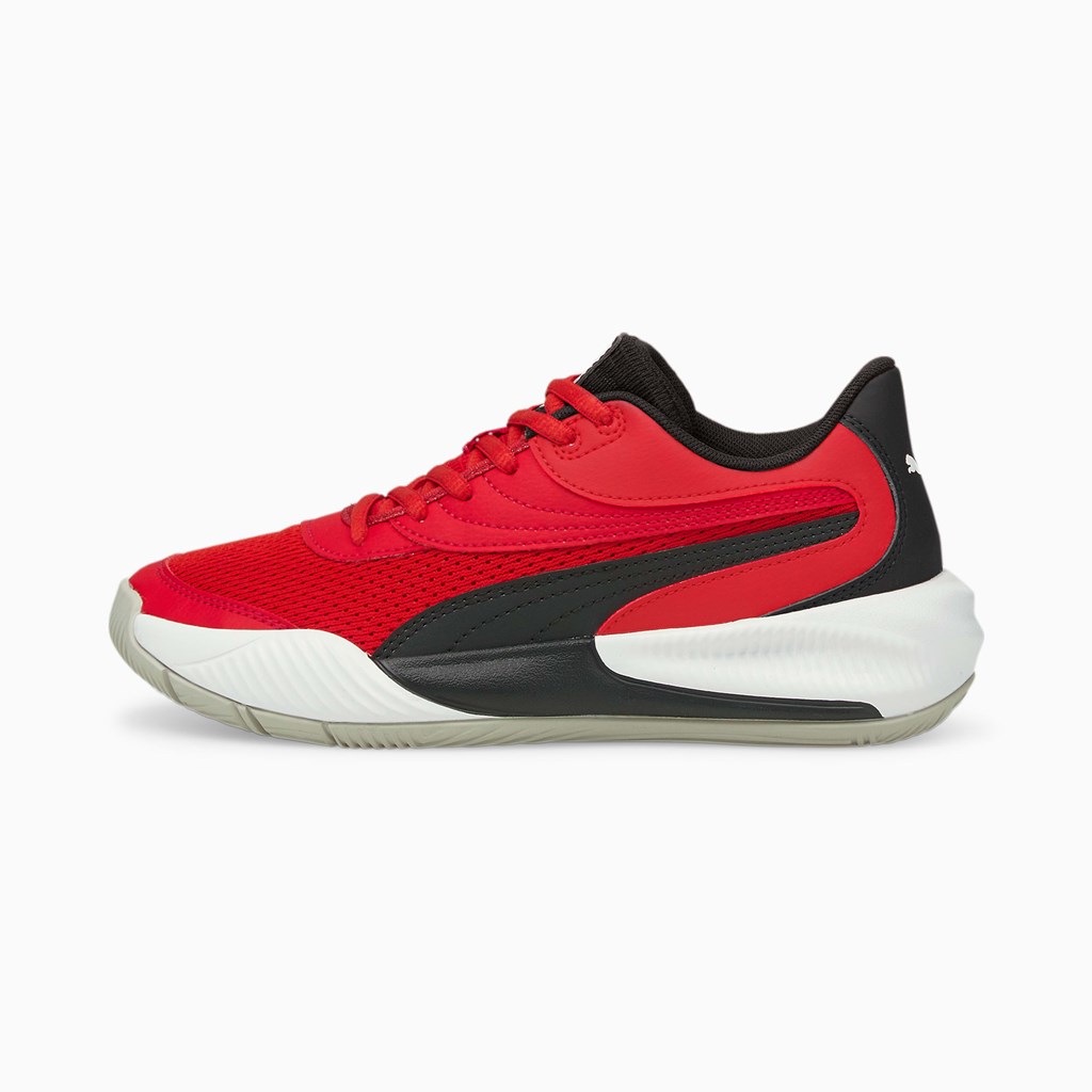 Puma Triple JR Basketball Sko Drenge Rød Sort | 062473TAF