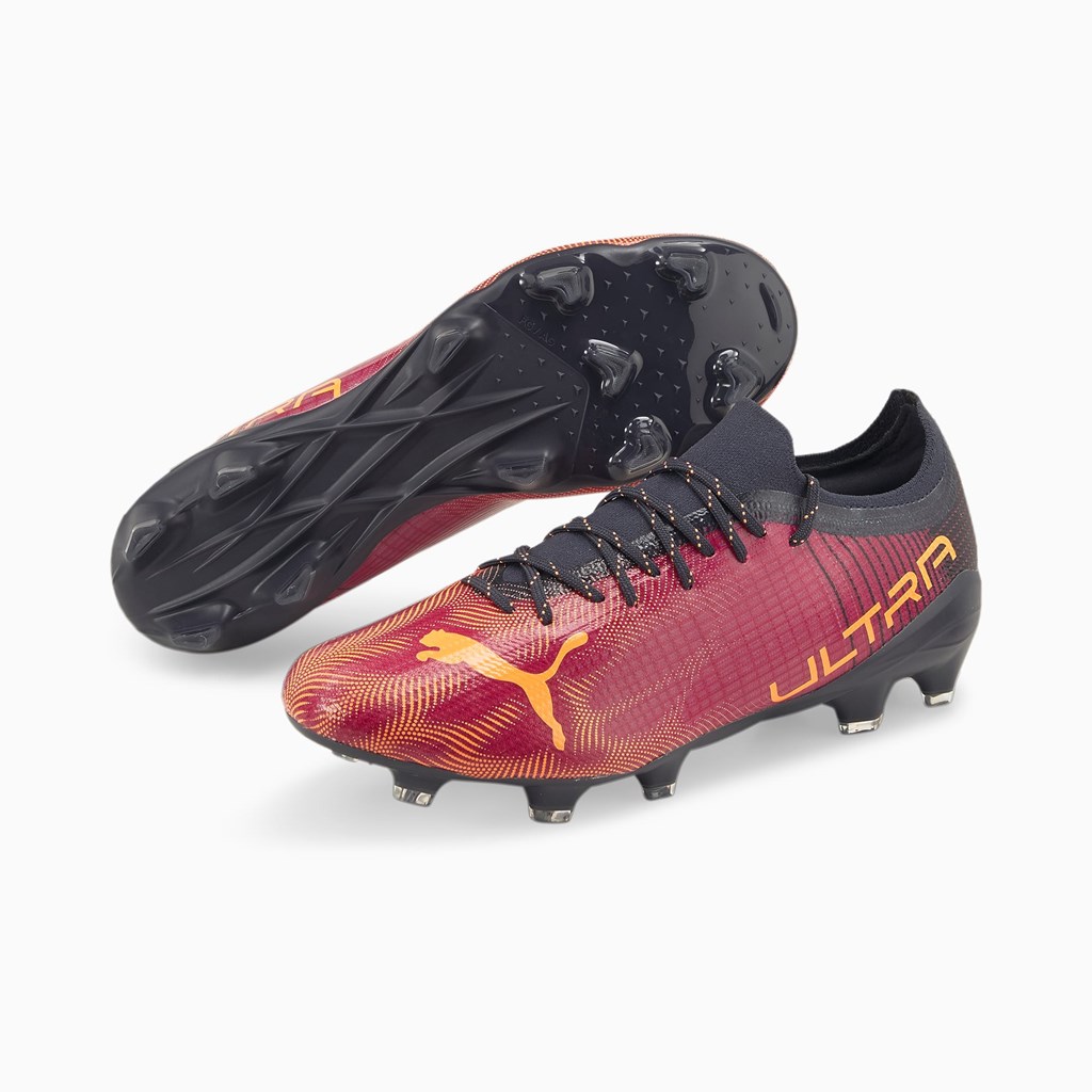 Puma ULTRA 2.4 FG/AG Fodboldstøvler Herre Fuchsia | UG2094658