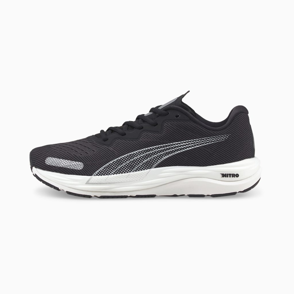 Puma Velocity NITRO 2 Løbesko Herre Sort Hvide | 649187ROZ