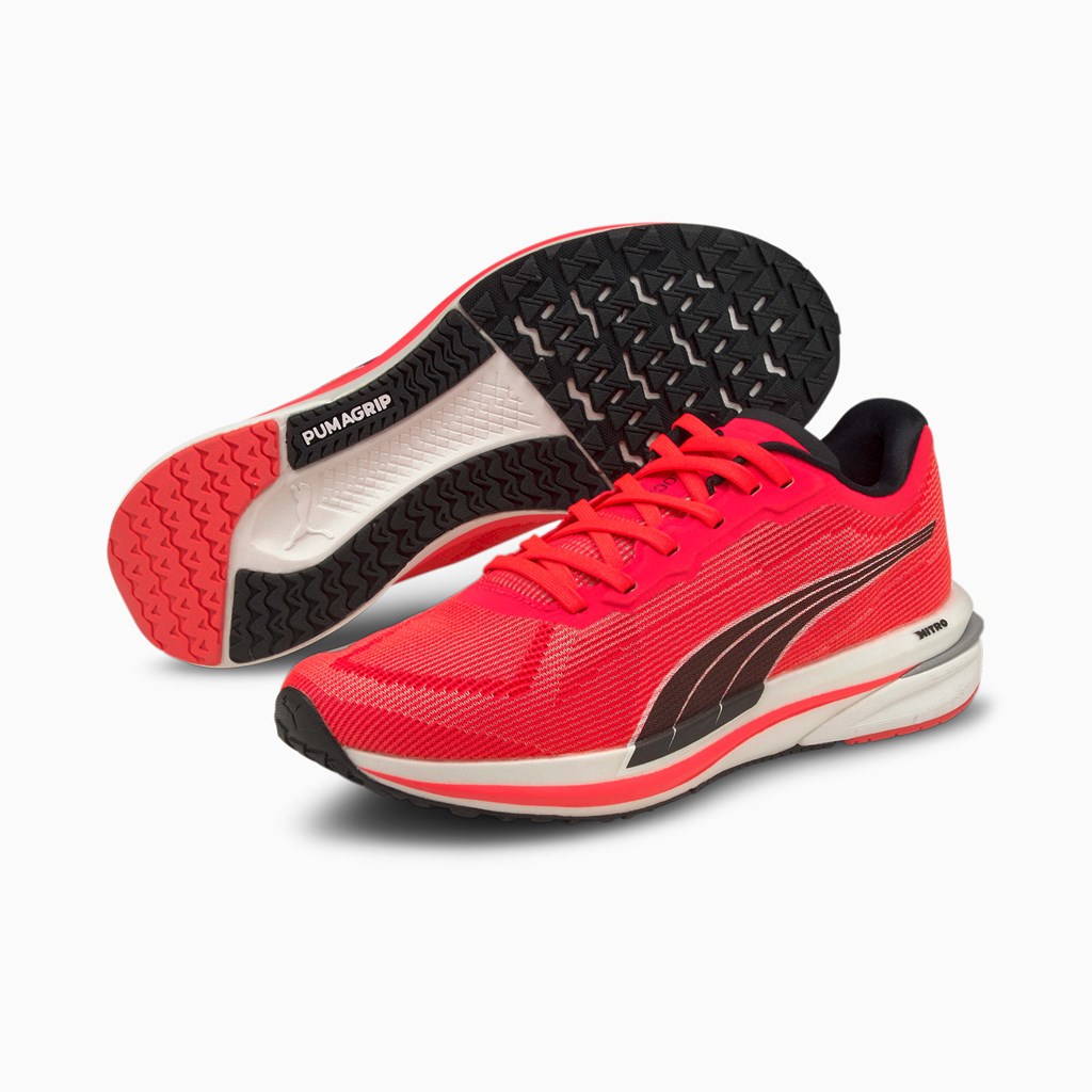 Puma Velocity NITRO Løbesko Dame Hvide Sort | 174059OCY