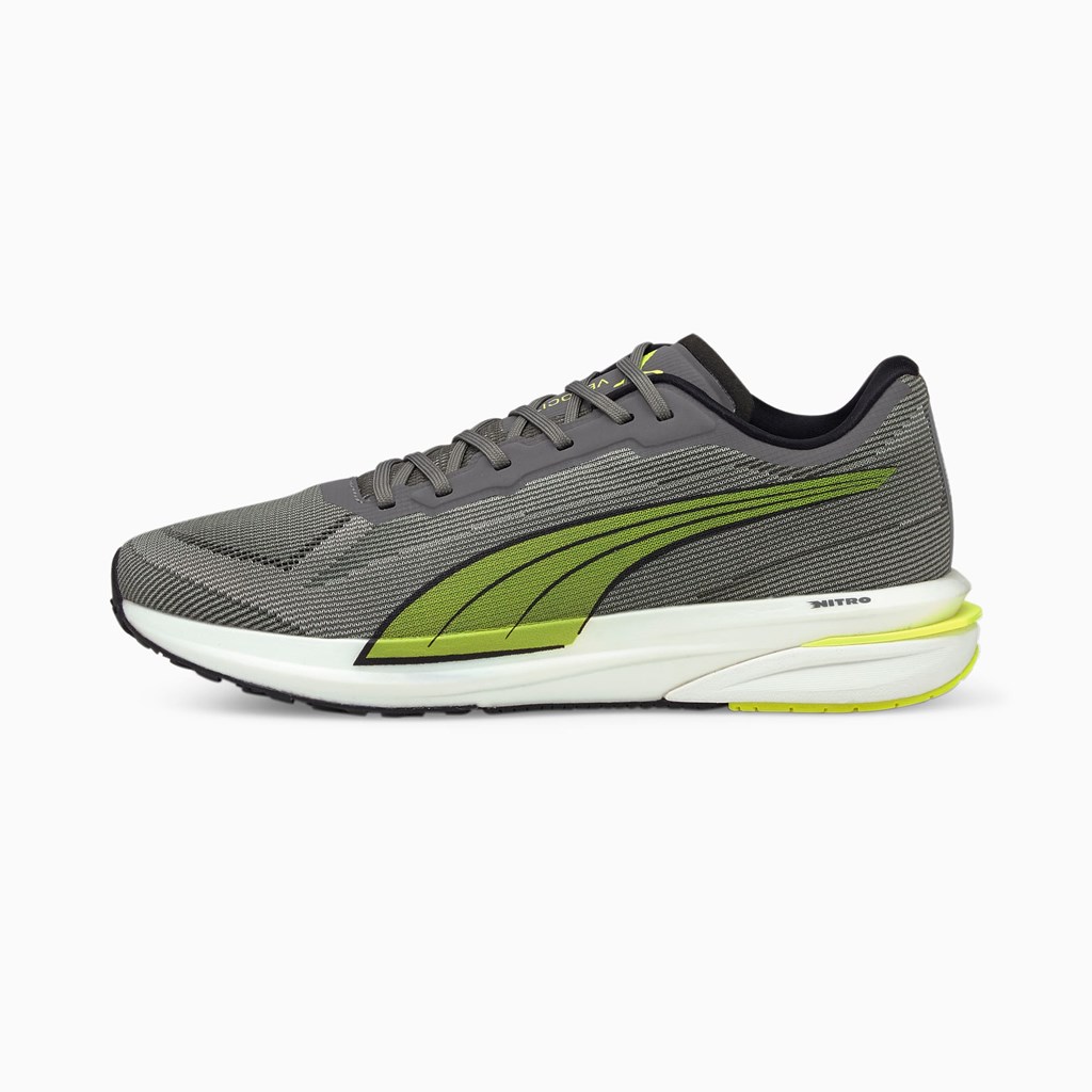 Puma Velocity NITRO Løbesko Herre Gul Sort | 340291CWX