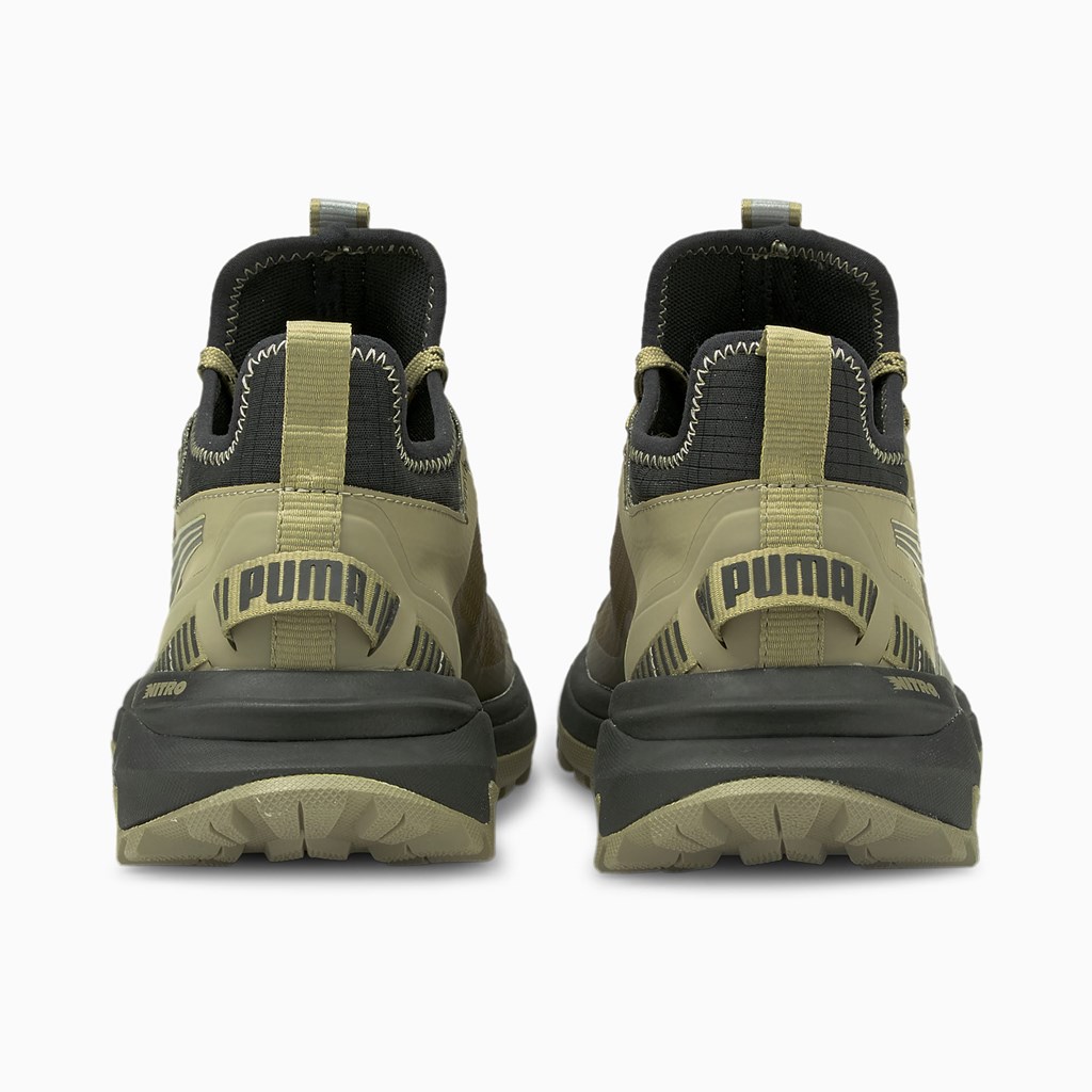 Puma Voyage Nitro Løbe Sneakers Herre Grøn Sort Grøn | YG7206984