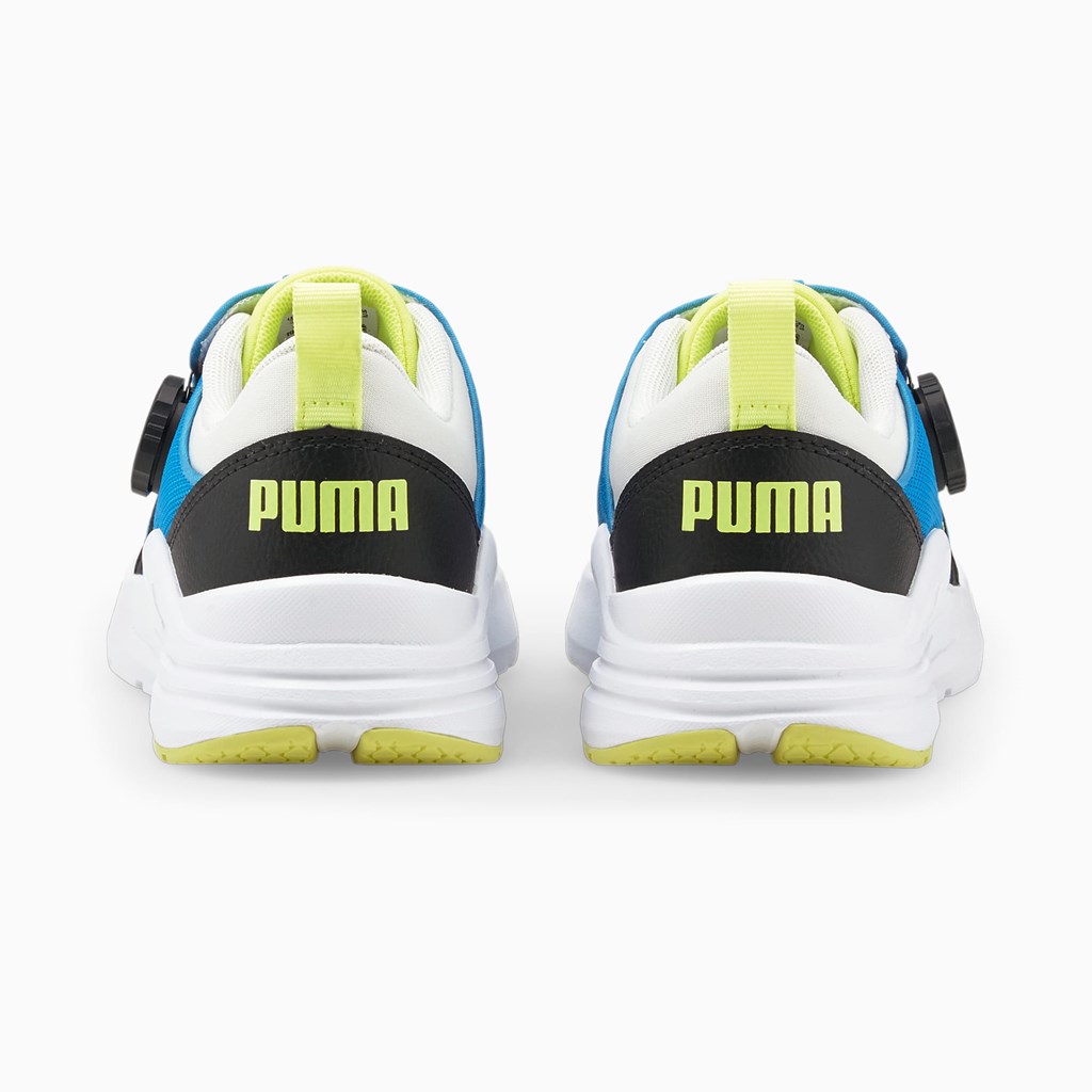 Puma Wired Run Disc JR Sneakers Drenge Gul | 691284HGE