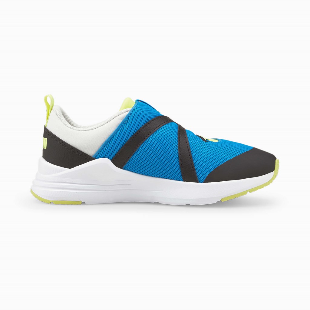 Puma Wired Run Disc JR Sneakers Drenge Gul | 691284HGE