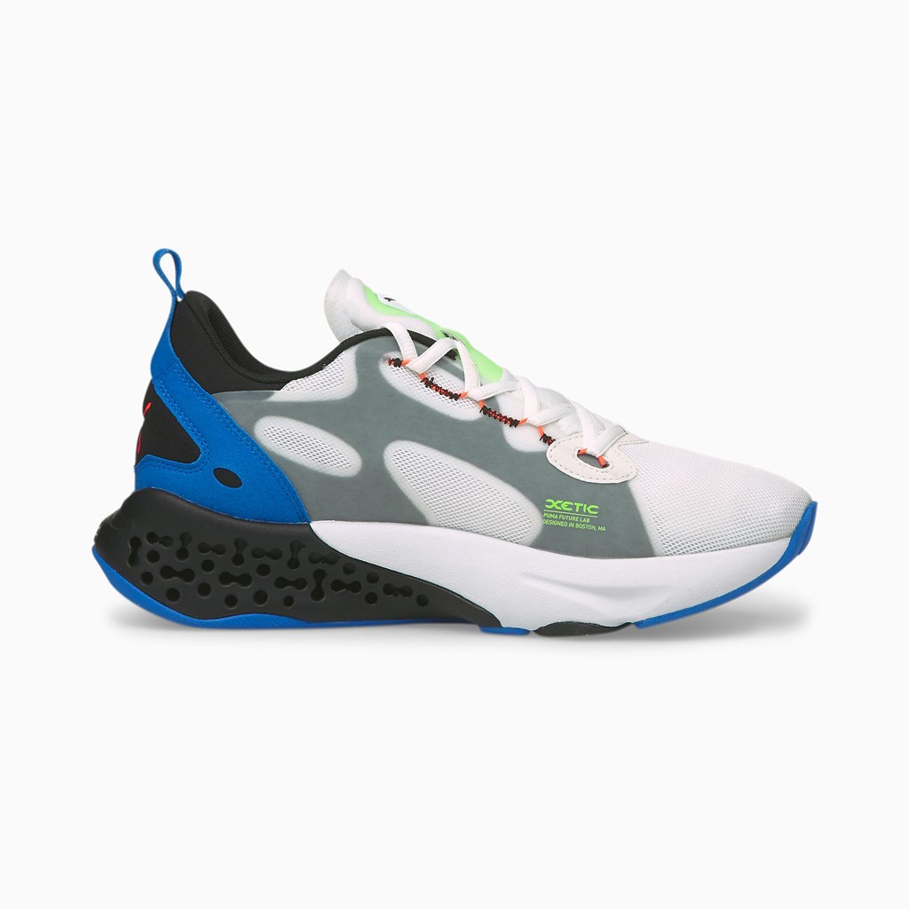 Puma XETIC Halflife Sneakers Herre Hvide Sort Blå | OT3594806