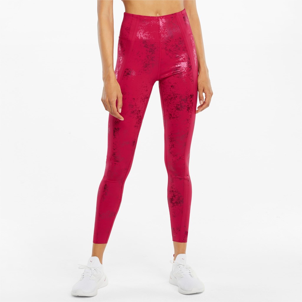 Puma ellaVATE Eversculpt Trænings Leggings Dame Rød | 579143YEL