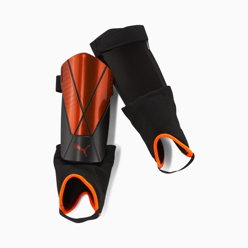 Puma ftblNXT SPIRIT Ankle Shinguards Herre Rød Sort | 943715FOC