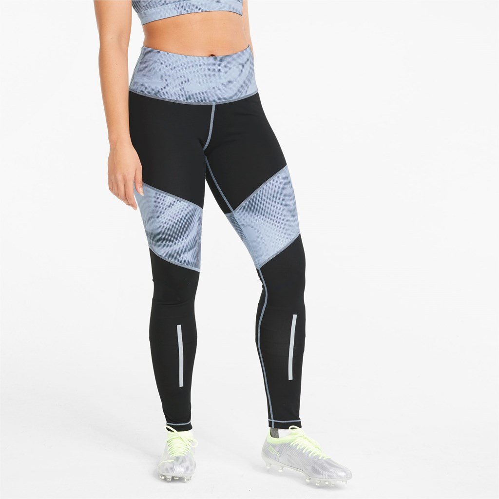 Puma individualLIGA Soccer Leggings Dame Sort | 794835TZS