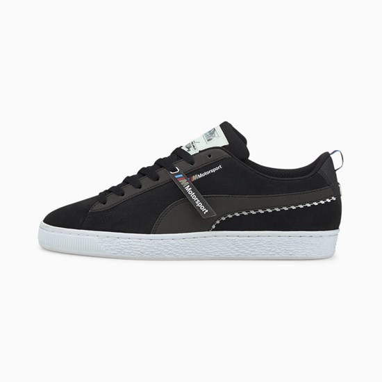 Puma BMW MMS Suede XXI Sneakers Herre Sort Hvide | WH2108475