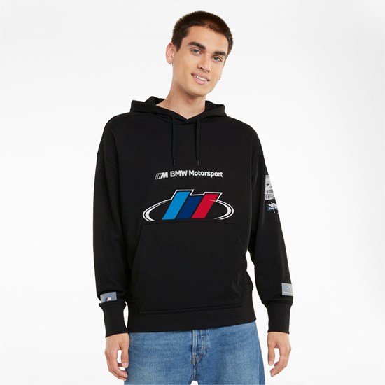 Puma BMW M Motorsport Street Hættetrøje Herre Sort | 023968INK