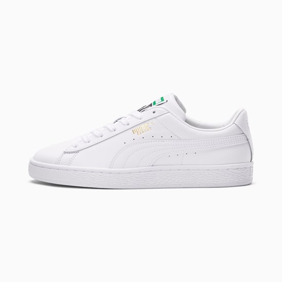 Puma Basket Classic XXI Sneakers Dame Hvide Hvide | XW4207863