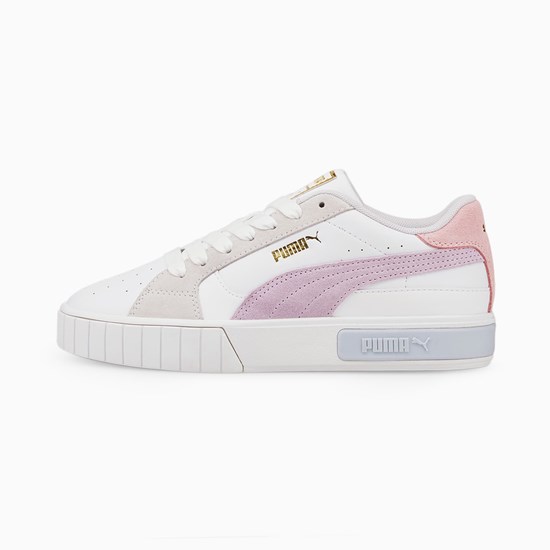 Puma Cali Star Sneakers Dame Hvide Lavendel | NF1725460