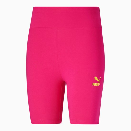 Puma Classics Bike Shorts Dame Lilla | 384562KXB