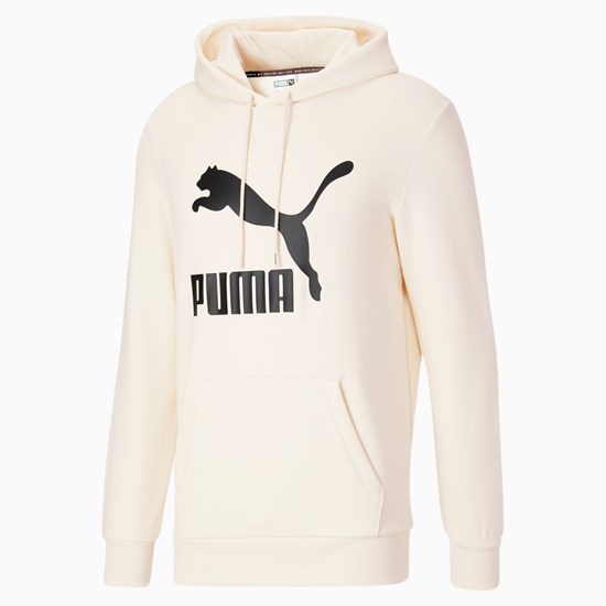 Puma Classics Logo Hoodie FL Hættetrøje Herre No Color | 987016EFW