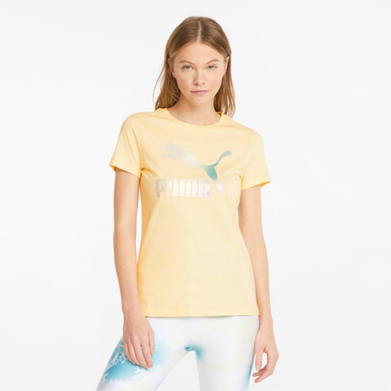 Puma Crystal Galaxy Graphic Løbe T-shirt Dame Blomster | 436195FEO