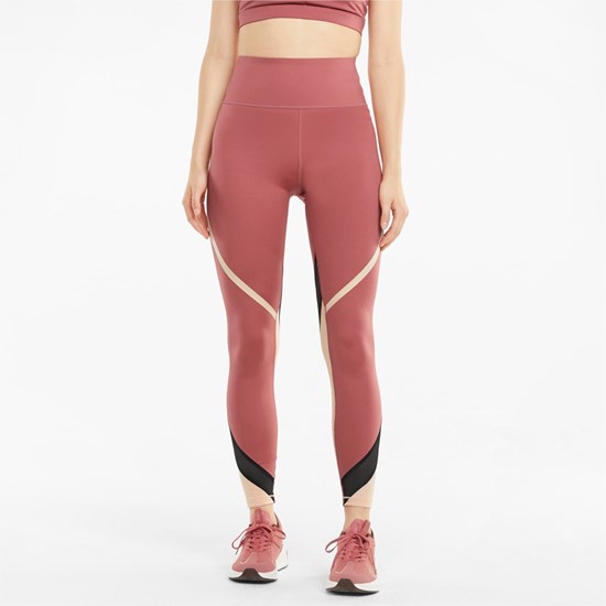 Puma EVERSCULPT Full-Length Q4 Trænings Leggings Dame Mauvewood / Peach Parfait | 084753NSC