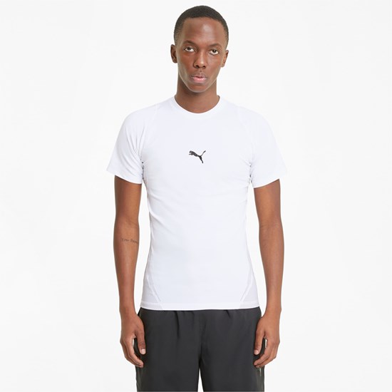 Puma EXO-ADAPT Trænings Løbe T-shirt Herre Hvide | 471659OSE