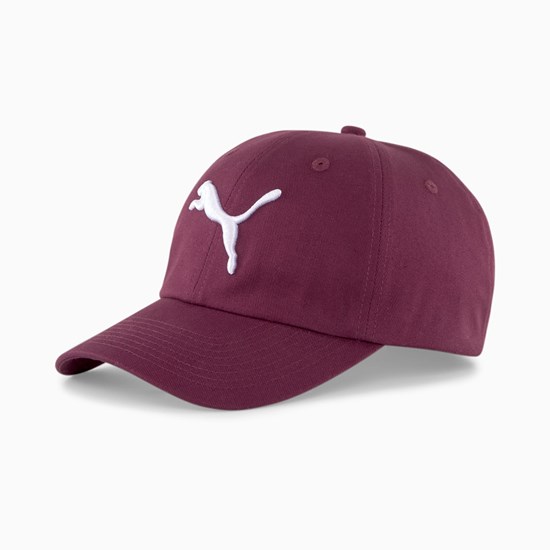 Puma Essentials Hat Herre Grape Wine / Big Cat | 789620ZCL