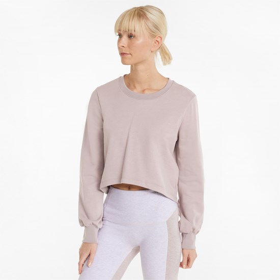 Puma Exhale Relaxed Trænings Pullover Dame Quail | 751038TMF