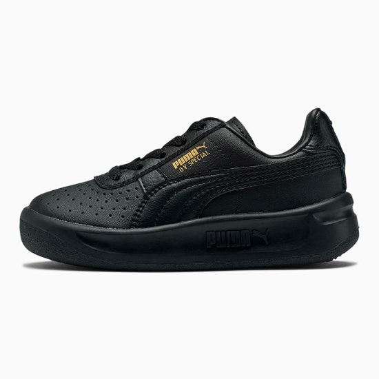 Puma GV Special Little Sneakers Drenge Sort Guld | 319524EJV