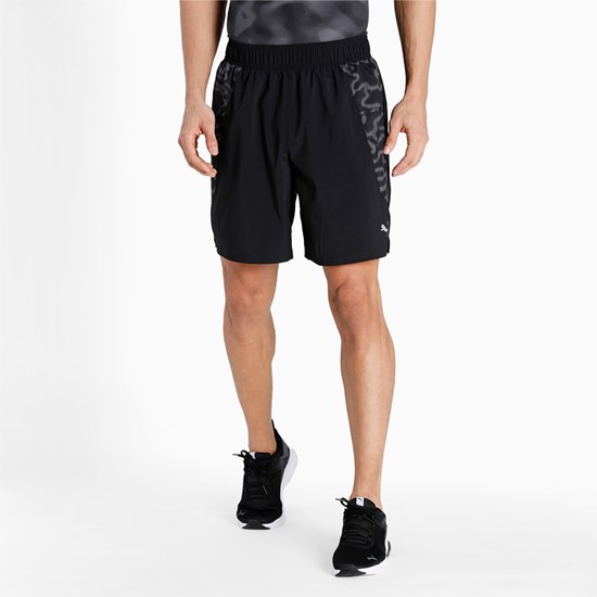 Puma Graphic 7 Løbe Shorts Herre Sort | 768294YSH