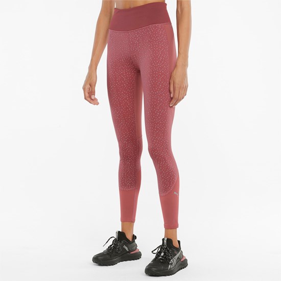 Puma High Talje Full-Length Løbe Leggings Dame Mauvewood | 016437FGQ