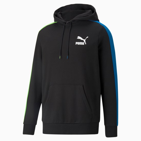 Puma Iconic T7 Hættetrøje Herre Sort | 853492FQH