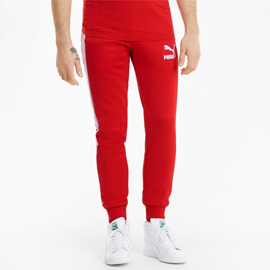 Puma Iconic T7 Track Bukser Herre Rød | 365781XWD