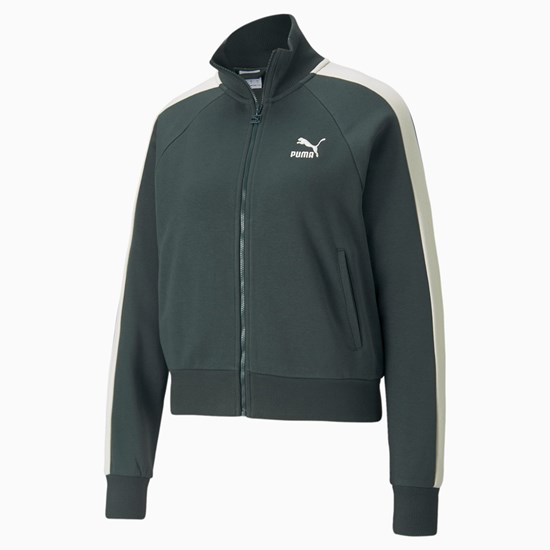 Puma Iconic T7 Track Jakke Dame Grøn | 273146IKG