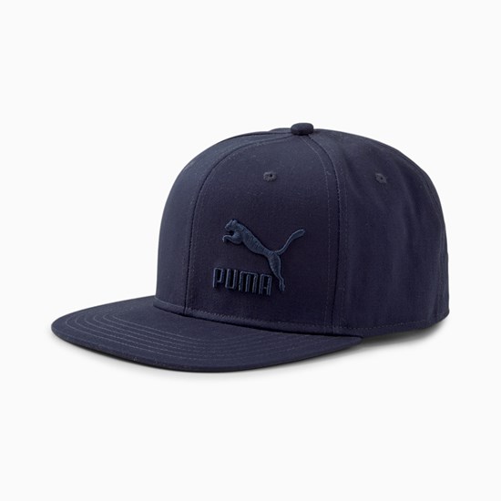 Puma Lifestyle Colorblock Hat Dame Peacoat | 059461WLQ