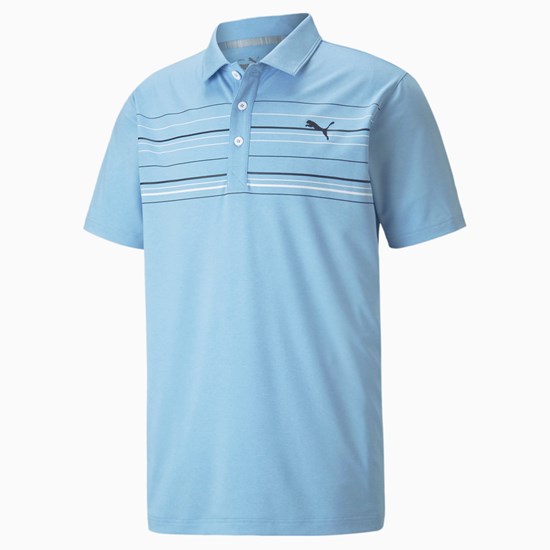 Puma MATTR Hazard Polo Shirt Herre Blå Hvide | 592671CSM