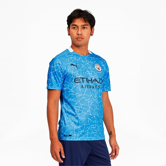 Puma Manchester City FC Home Replica Jersey Herre Lyseblå | 210357GWY