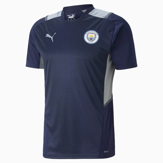 Puma Manchester City Trænings Jersey Herre Peacoat / Quarry | 503419IWM