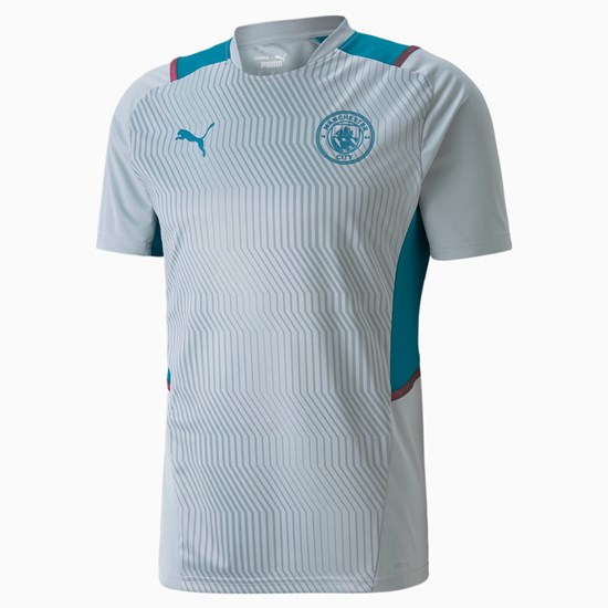 Puma Manchester City Trænings Jersey Herre Quarry / Ocean Depths | 710456UZG