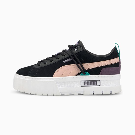 Puma Mayze Bright Heights Sneakers Dame Sort | TZ6249873