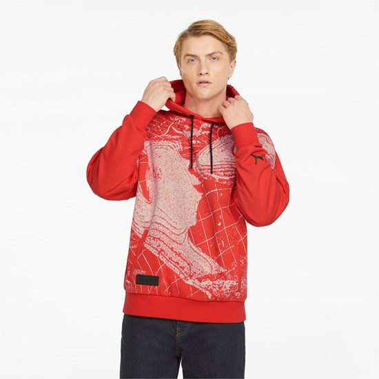 Puma Mercedes F1 Statement Hættetrøje Herre Hibiscus | 361940EXW