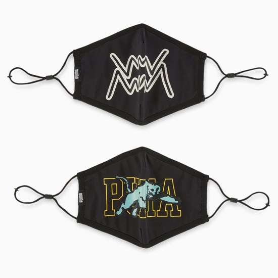 Puma PUMA Face (Set of 2) Mask Dame Sort | 532461WOC