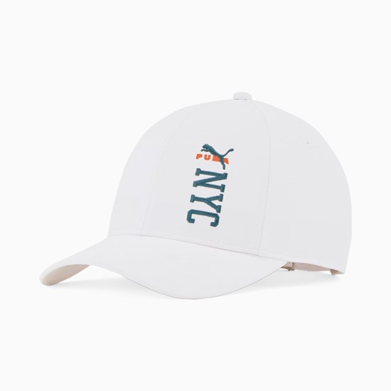 Puma PUMA NYC Archer Adjustable Hat Dame Hvide | 984712VPA